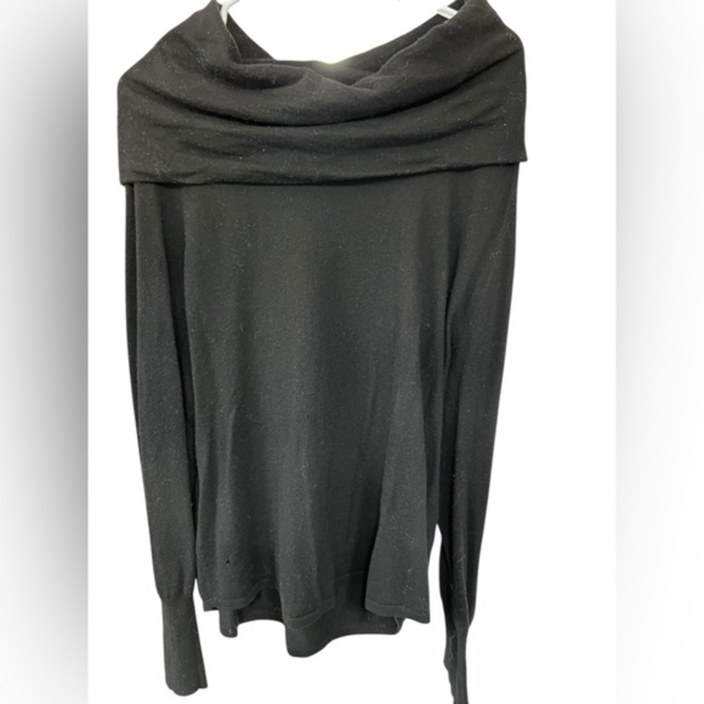 Joie Black Off-Shoulder Sweater